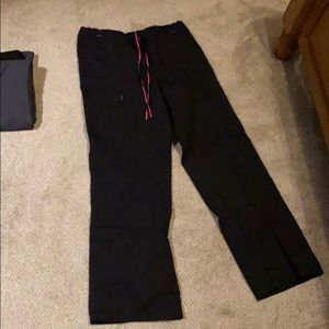 Black scrub pants